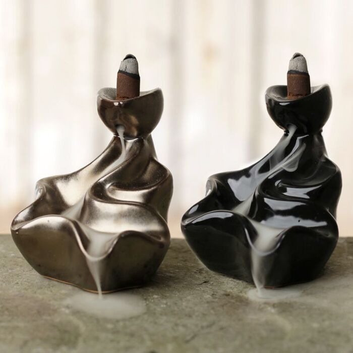 Puckator - Waterfall Backflow Incense Burner